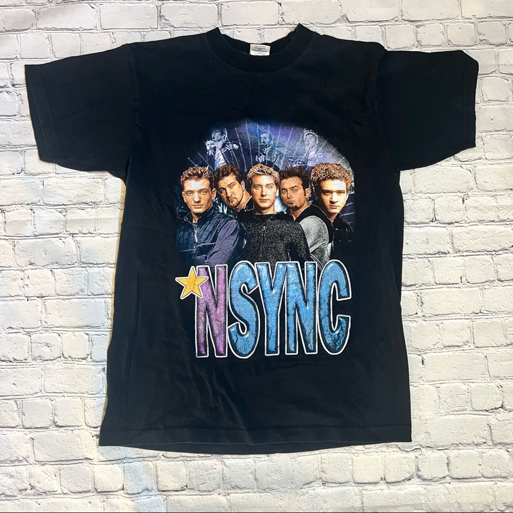 vintage n*sync concert tshirt 2001